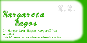 margareta magos business card